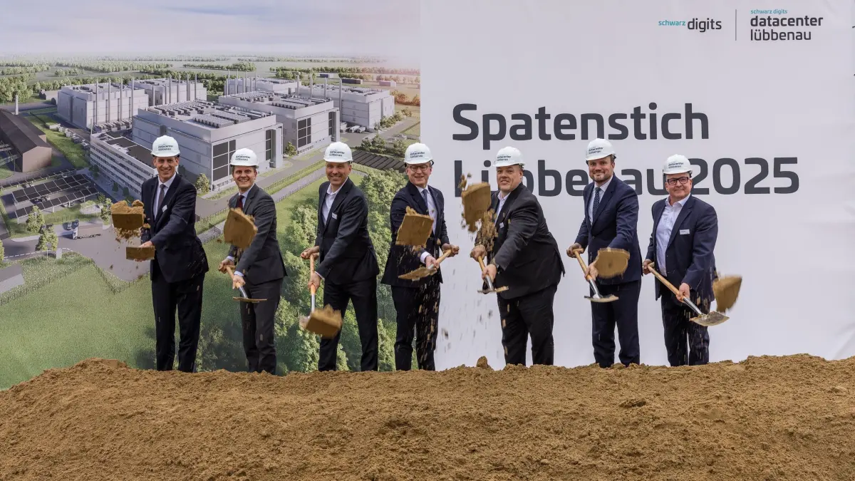 Spatenstich Schwarz-Digits-Rechenzentrum
