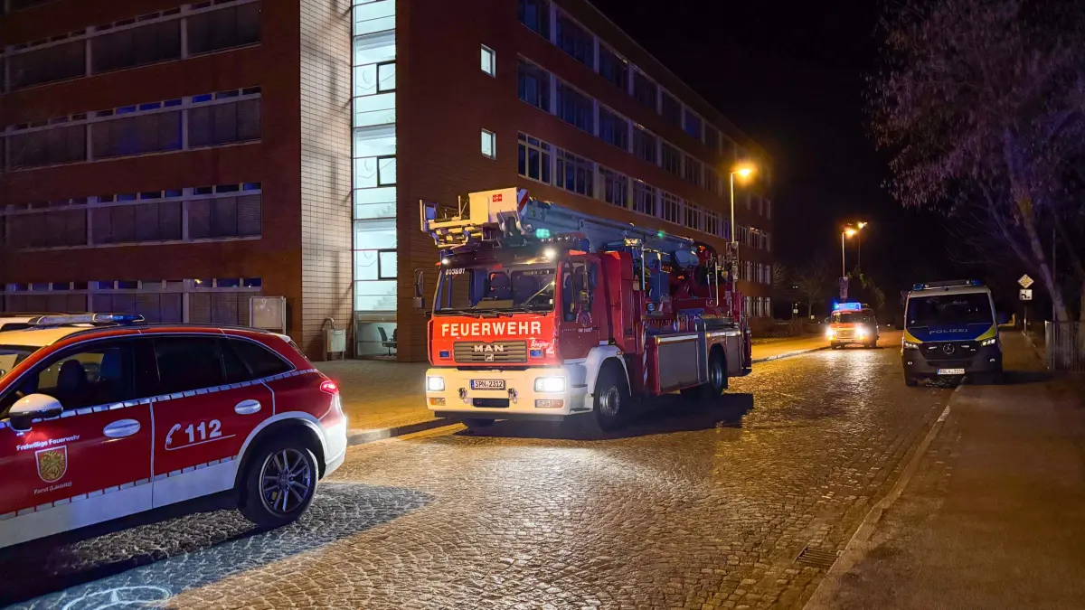 Feuerwehreinsatz Forst (Lausitz)