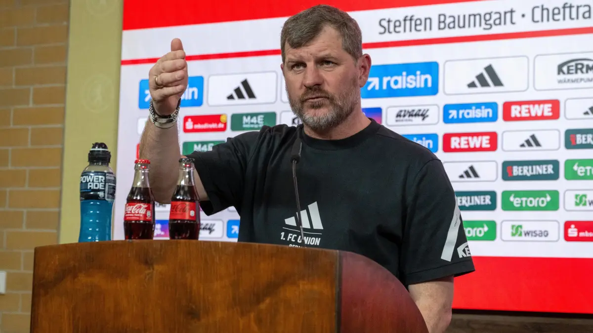 1. FC Union PK 2025/26: Fußball, Herren, Saison 2025/2026, 1. Bundesliga, 1. FC Union Berlin, Trainer Steffen Baumgart (1. FC Union Berlin), 06.03.2026, Foto: Matthias Koch