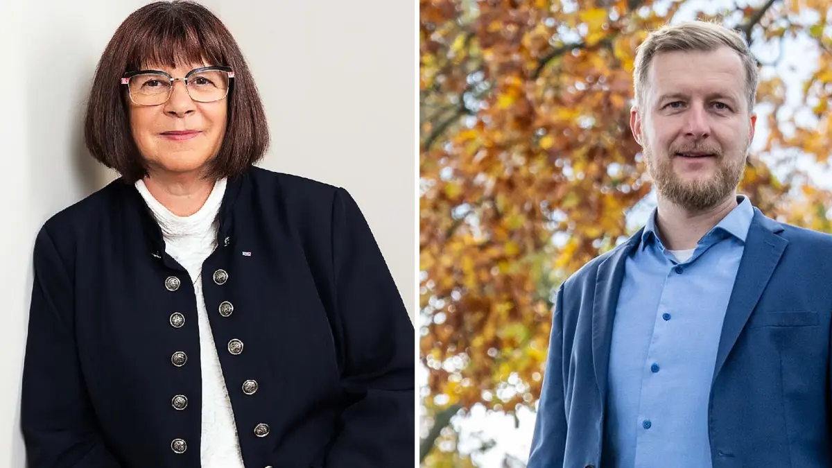 Christine Beyer und Martin Heusler treten in der Stichwahl um das Landratsamt in Spree-Neiße an.