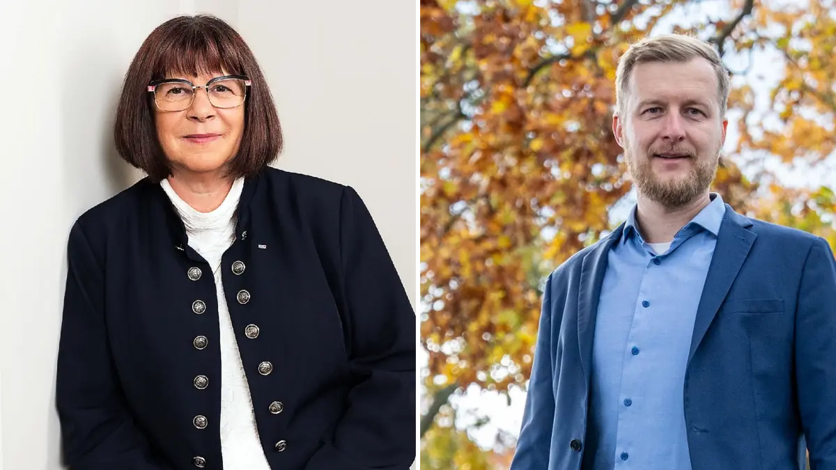 Christine Beyer und Martin Heusler treten in der Stichwahl um das Landratsamt in Spree-Neiße an.