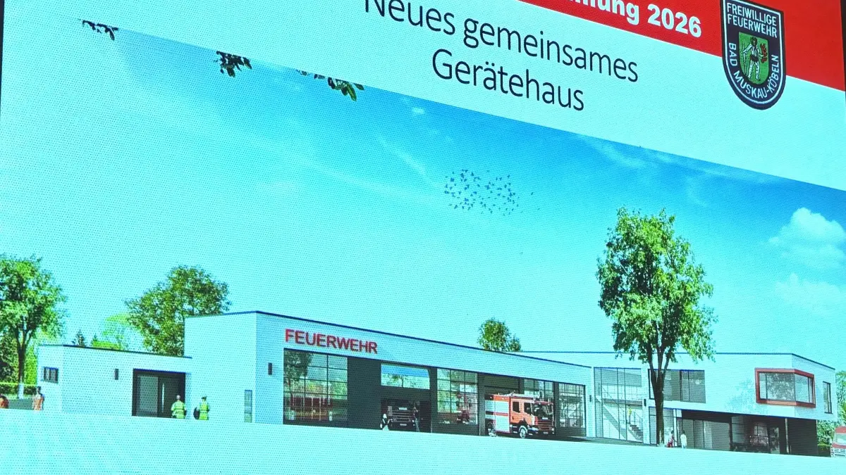 Könnte so das neue gemeinsame Feuerwehrgerätehaus in Bad Muskau aussehen?