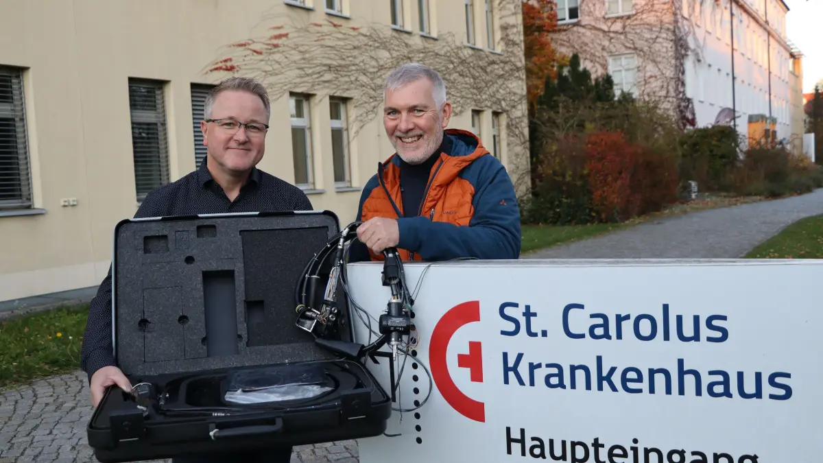 Vor knapp zehn Jahren sind bei einem Diebstahl im St. Carolus Krankenhaus in Görlitz Endoskope gestohlen worden. Nach einer internationalen Fahndung ist die Medizintechnik nun wieder zurück.