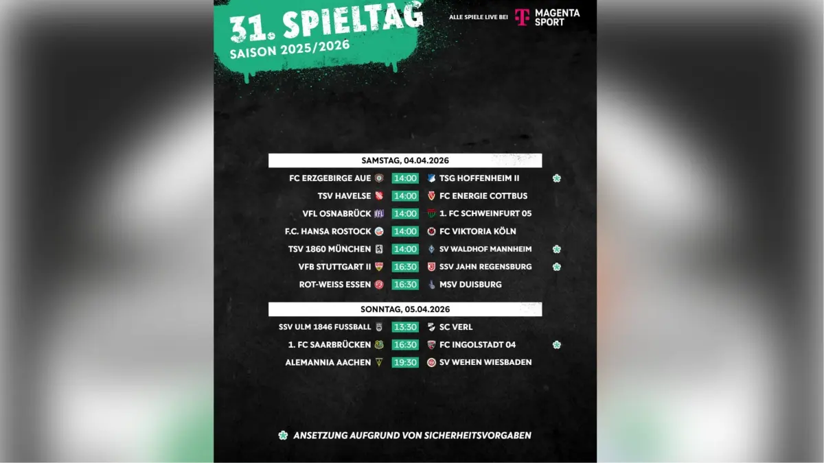 31. Spieltag