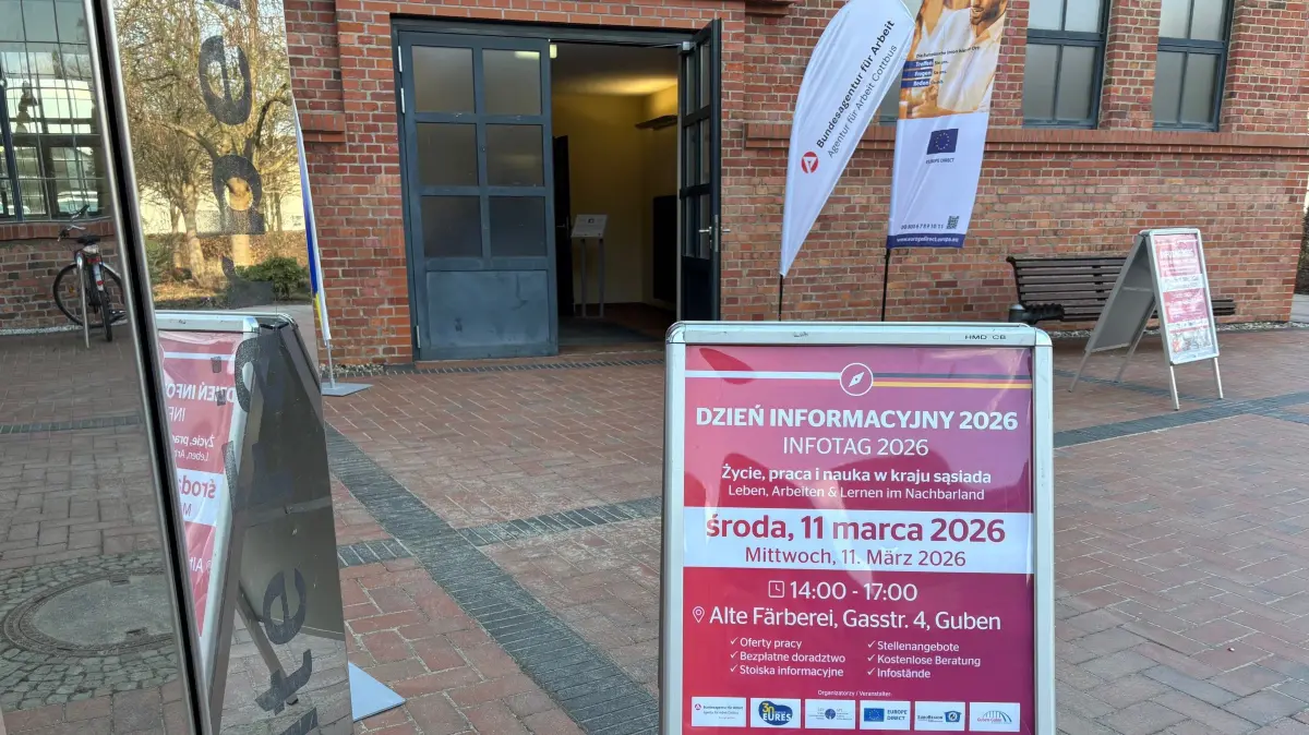 Leben und Arbeiten im Nachbarlan - beim Deutsch-Polnischen Infotag in der Alten Färberei in Guben gibt es Jobangebote.