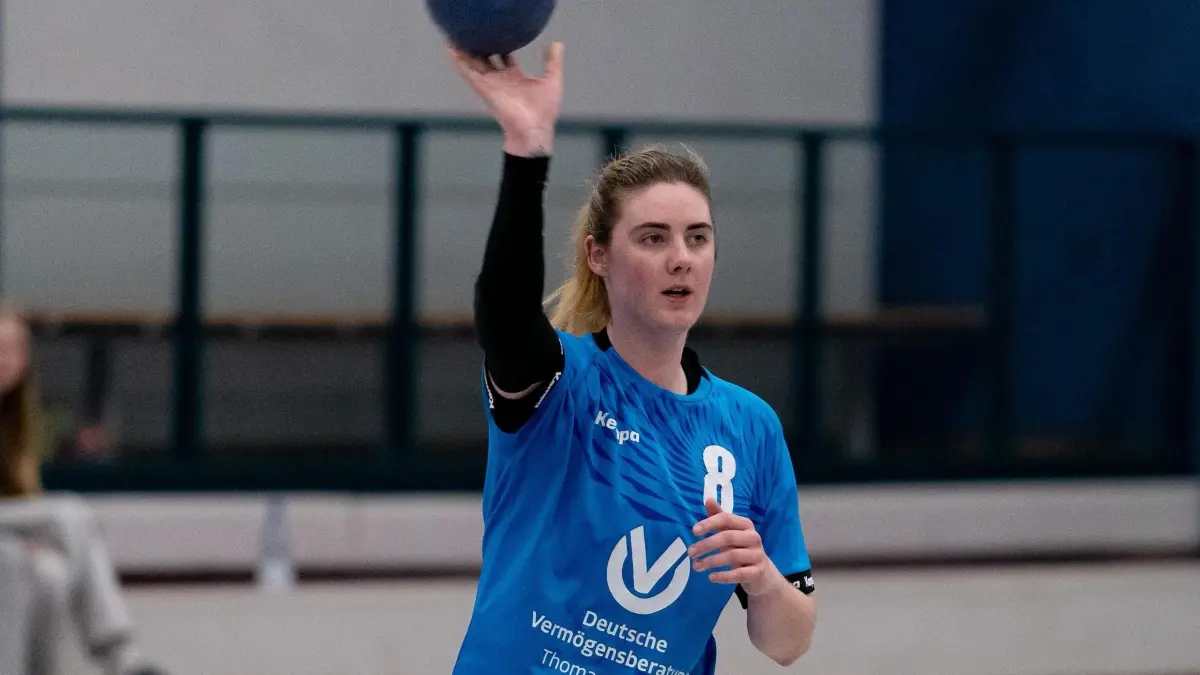 Handballerin Michelle Strauß vom VfB Doberlug-Kirchhain