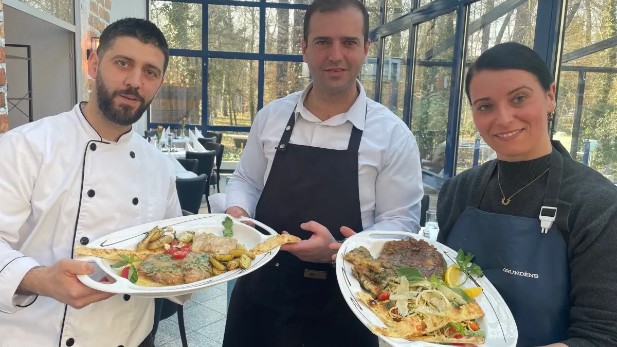 Karpfen und Wels aus der Thalberger Teichwirtschaft, zubereitet von Elton und Ilir Bajrami und von Fisch-Fachfrau Fränze Lübkow.