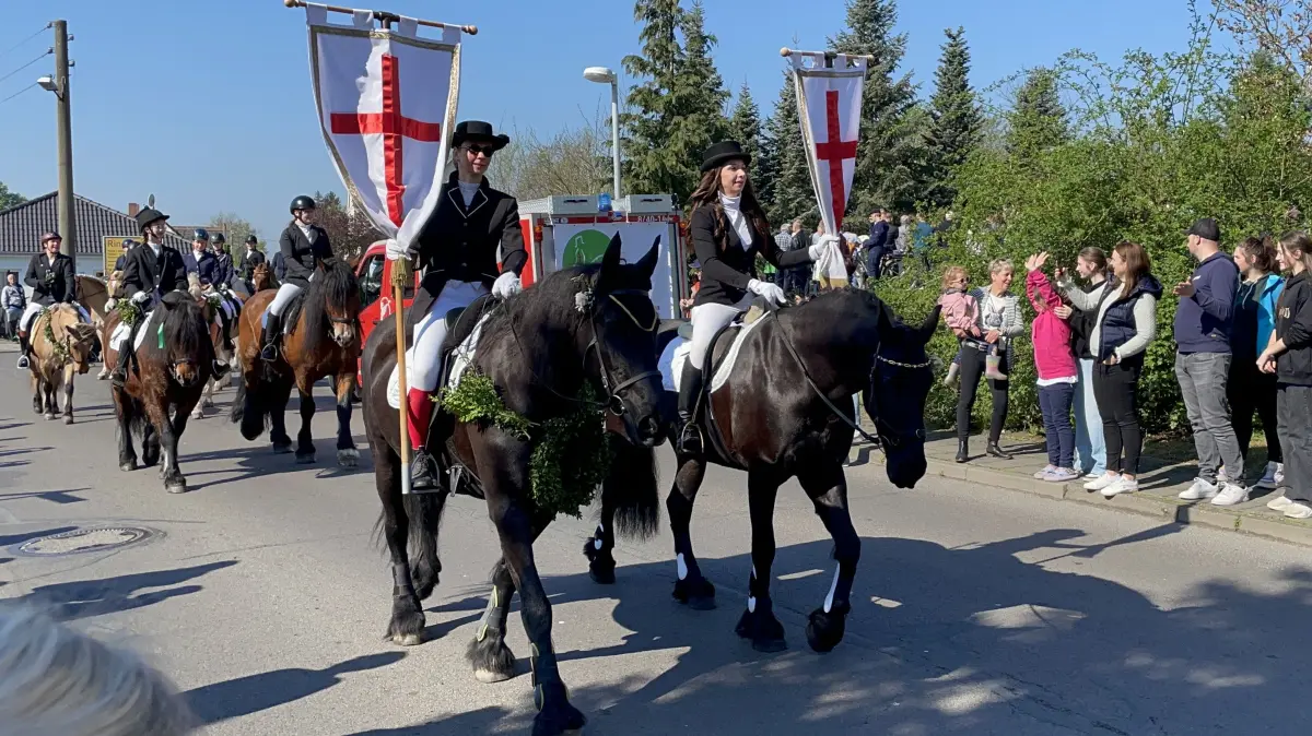 Osterreiten in Zerkwitz bei Lübbenau