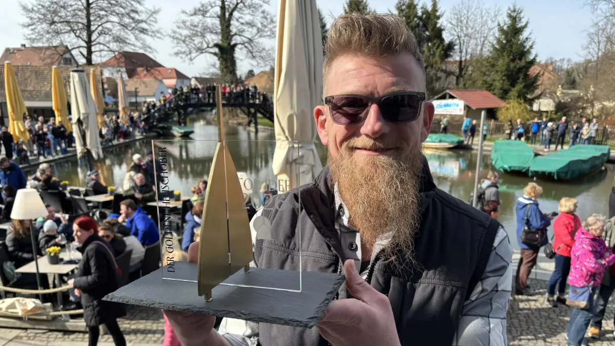 Ingolf Tessmer, Gewinner des Goldenen Heuschobers 2026 in Lübbenau mit seinem Konzept zum Gasthof Grambauer.