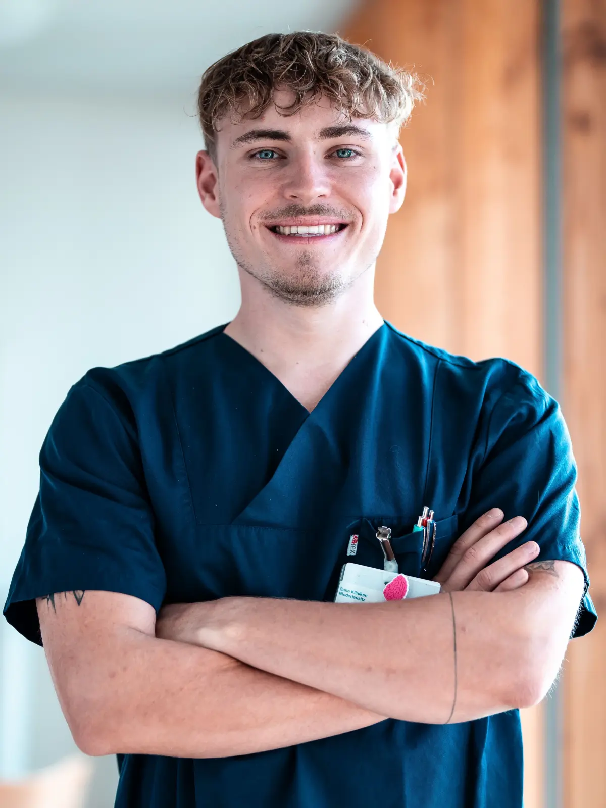 Jannik Palm, Pflegefachmann und bald Praxisanleiter