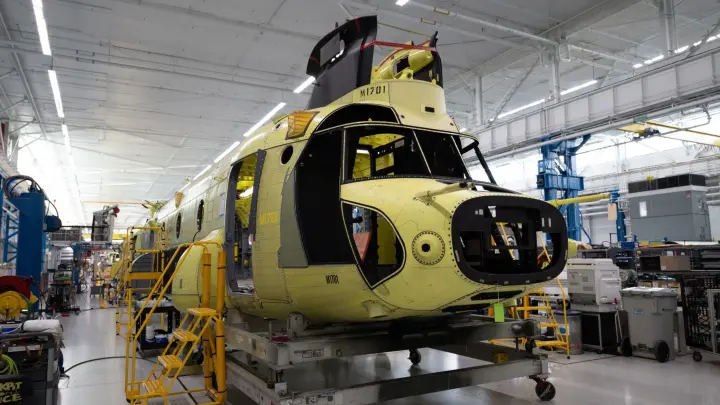 So weit sind die neuen Chinook-Hubschrauber
