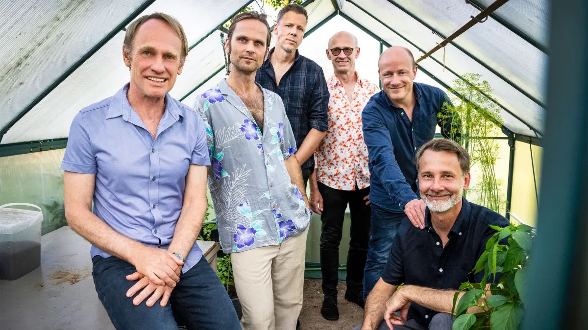 Keimzeit mit Norbert Leisegang (v. l.), Sebastian Nachtwei, Lars Kutschke, Hartmut Leisegang, Lin Dittmann und Andreas Sperling