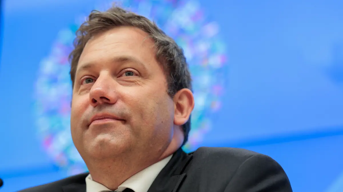 German Finance Minister and Vice Chancellor Lars Klingbeil attends a meeting of the World Bank Development Committee during the 2026 IMF and World Bank Group Spring Meetings in Washington, DC, on April 16, 2026. (Photo by Kent Nishimura / AFP)