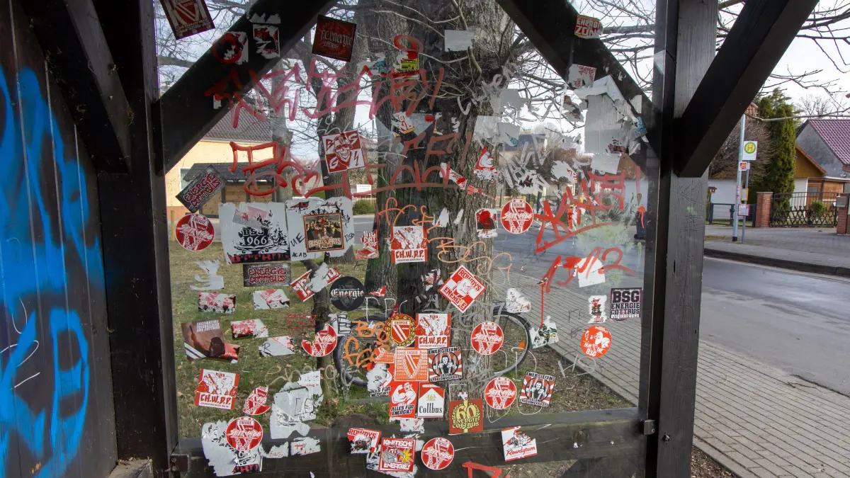 Bushaltestellenhäuschen in Raddusch