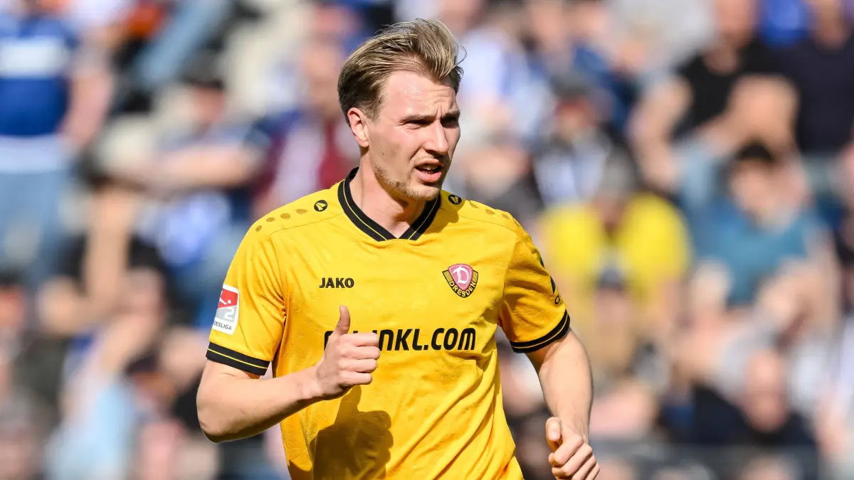 Vincent Vermeij ist bei Dynamo Dresden mit acht Treffern der beste Torschütze der bisherigen Saison in der 2. Bundesliga. Am Freitag tritt er mit der SGD bei seinem Ex-Club Fortuna Düsseldorf an.