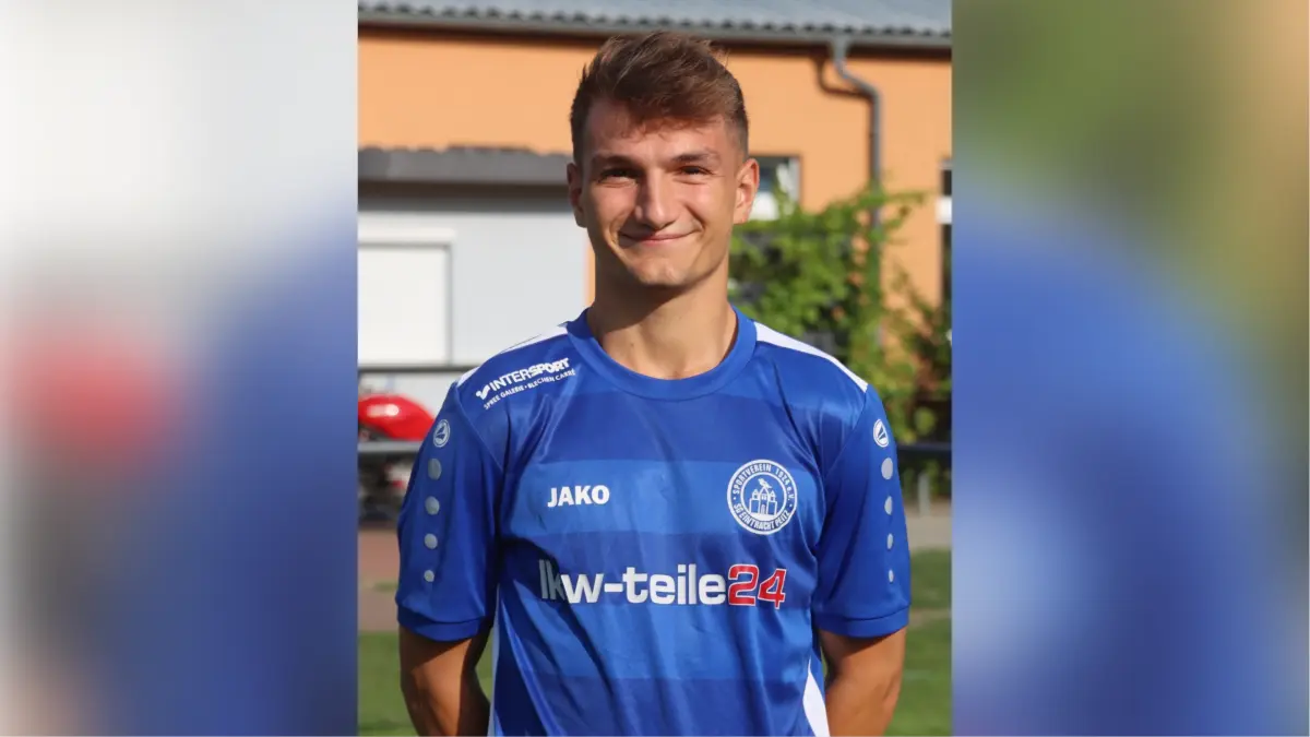 Fußballer Lucas Lehmann von der SG Eintracht Peitz ist neuer Kandidat für den Champion der Woche.