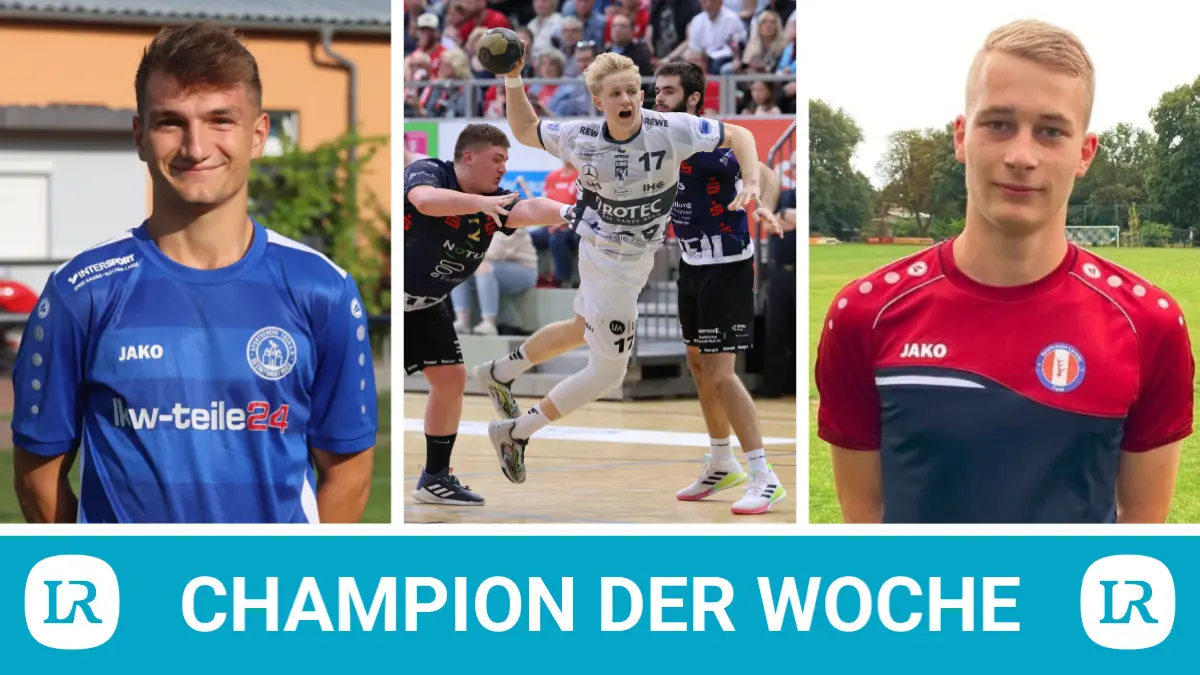 Lucas Lehmann, Anton Koppe und Philipp Fiedler sind die neuen Kandidaten für die Wahl zum LR-Champion der Woche.