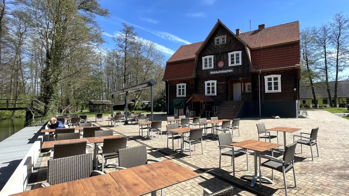 Das Restaurant Waldschlösschen in Burg (Spreewald) am 22.04.2026