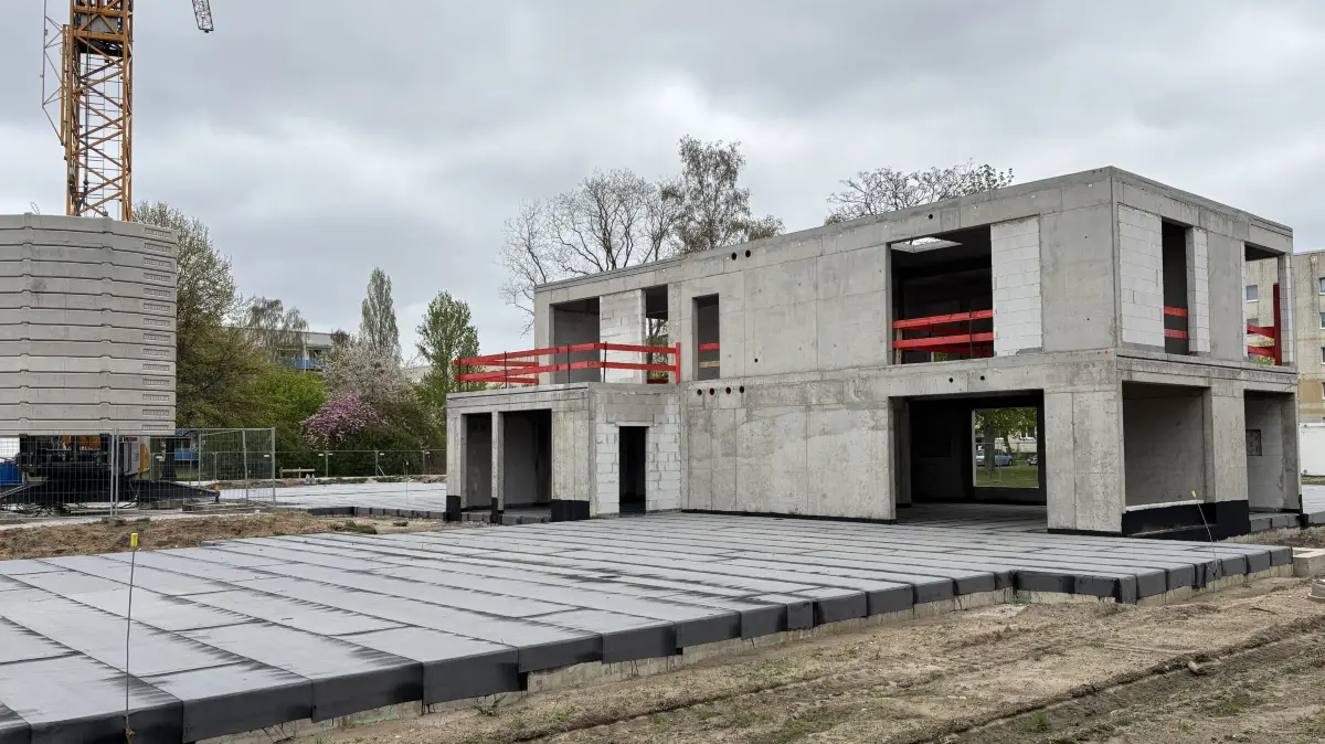 Neubau der Kita »Spiel und Spaß« in Lübbenau, Neustadt, Richard-Wagner-Straße