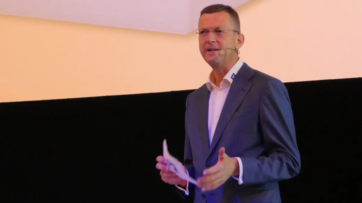 Sven Fiedler ist Vorstand der Volksbank Raiffeisenbank Niederschlesien eG und stolz auf die "sehr gute Entwicklung" der Bank im Landkreis Görlitz.