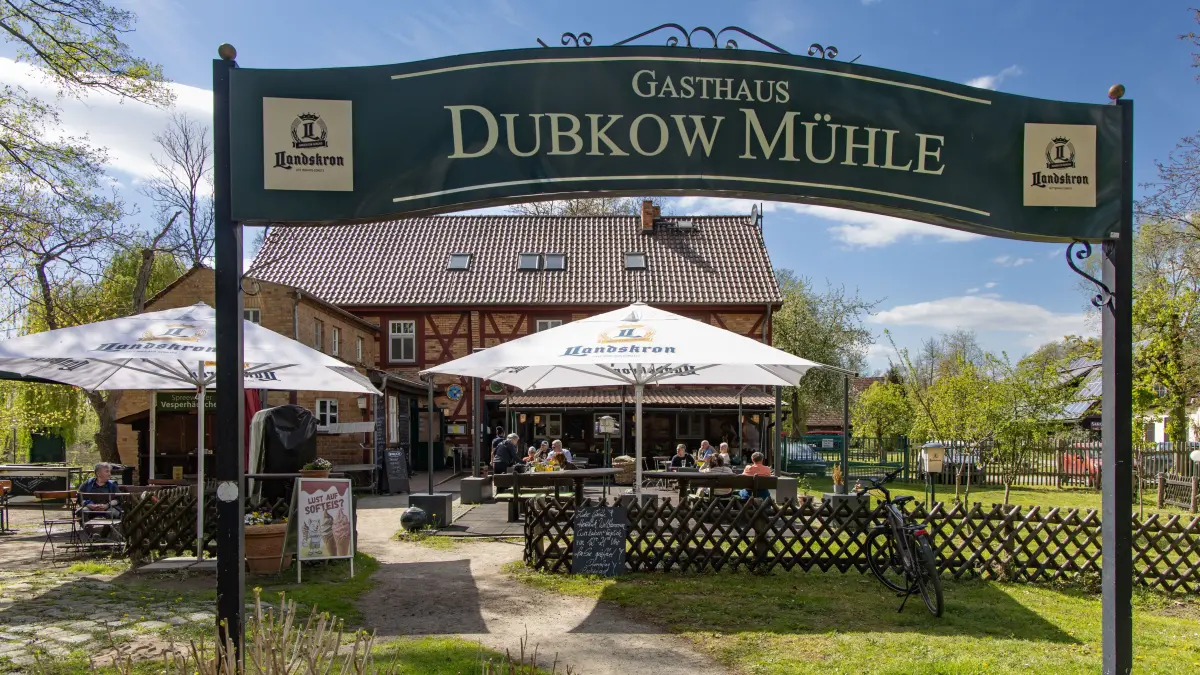 Gasthaus Dubkow Mühle in Leipe