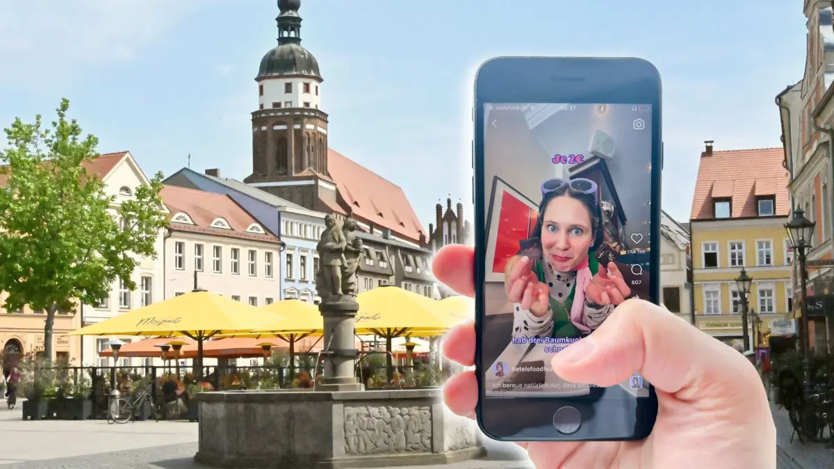Cottbuser Altmarkt, Influencerin Bettina Grabl "betelsfoodfeast"