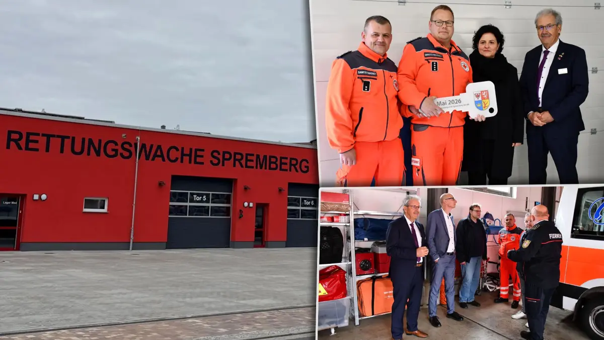 Neuer Standort für den Katastrophenschutz in Spremberg/Grodk. Rettungswache Spremberg