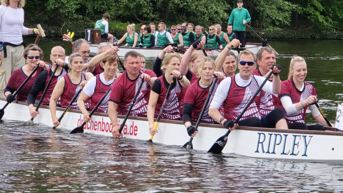 24. Drachenbootcup Königs Wusterhausen - über 1000 Teilnehmer im Drachenboot im Strandbad Neue Mühle