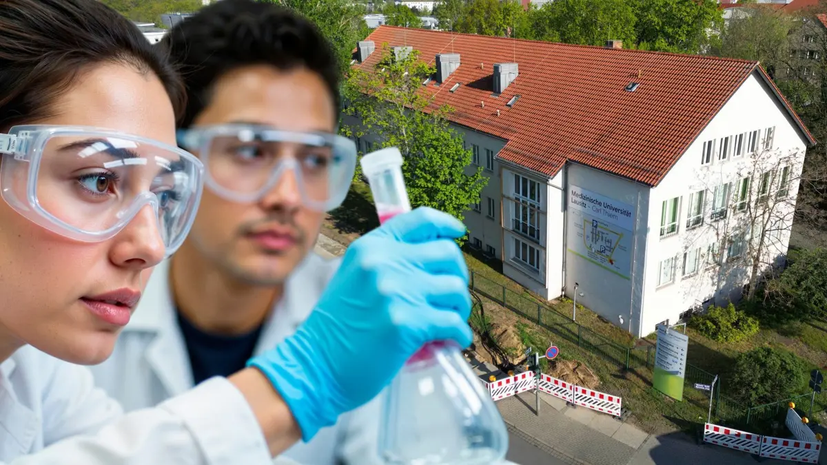Die Medizinische Universität Cottbus gehört zu den klaren Pluspunkten der Stadt in Brandenburg