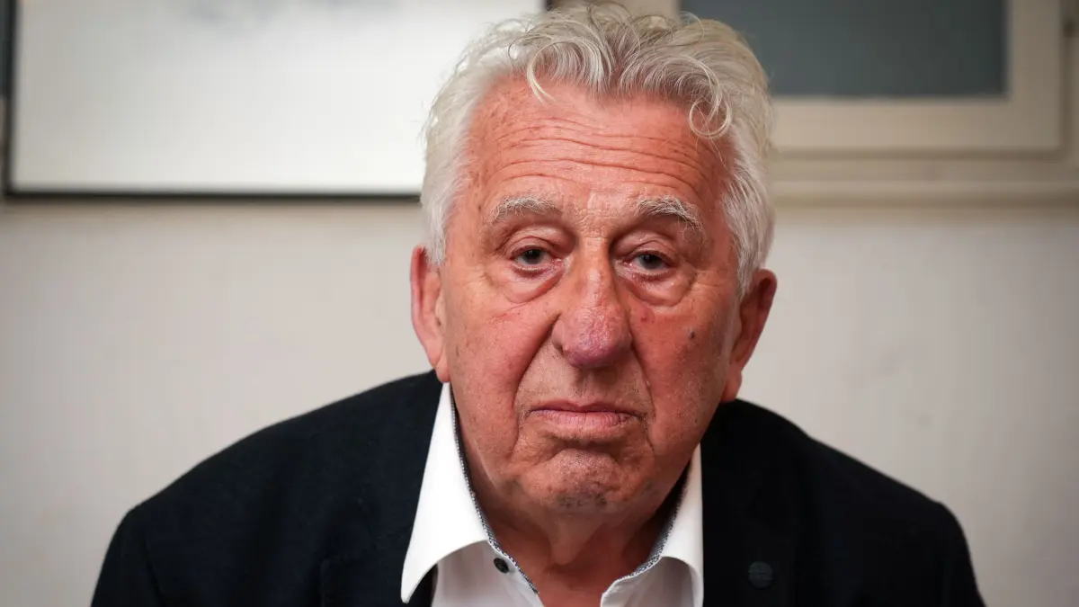 Egon Krenz: ARCHIV - 26.05.2025, Berlin: Egon Krenz, letzter Staatsratsvorsitzender der DDR. (zu dpa: «Wirbel um neuen Egon-Krenz-Film») Foto: Soeren Stache/dpa +++ dpa-Bildfunk +++
