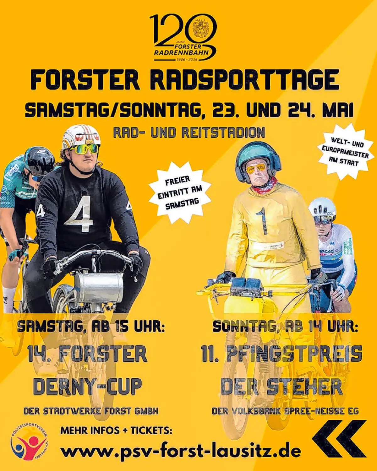 Forster Radsporttage⇥PSV 1893 Forst e.V.