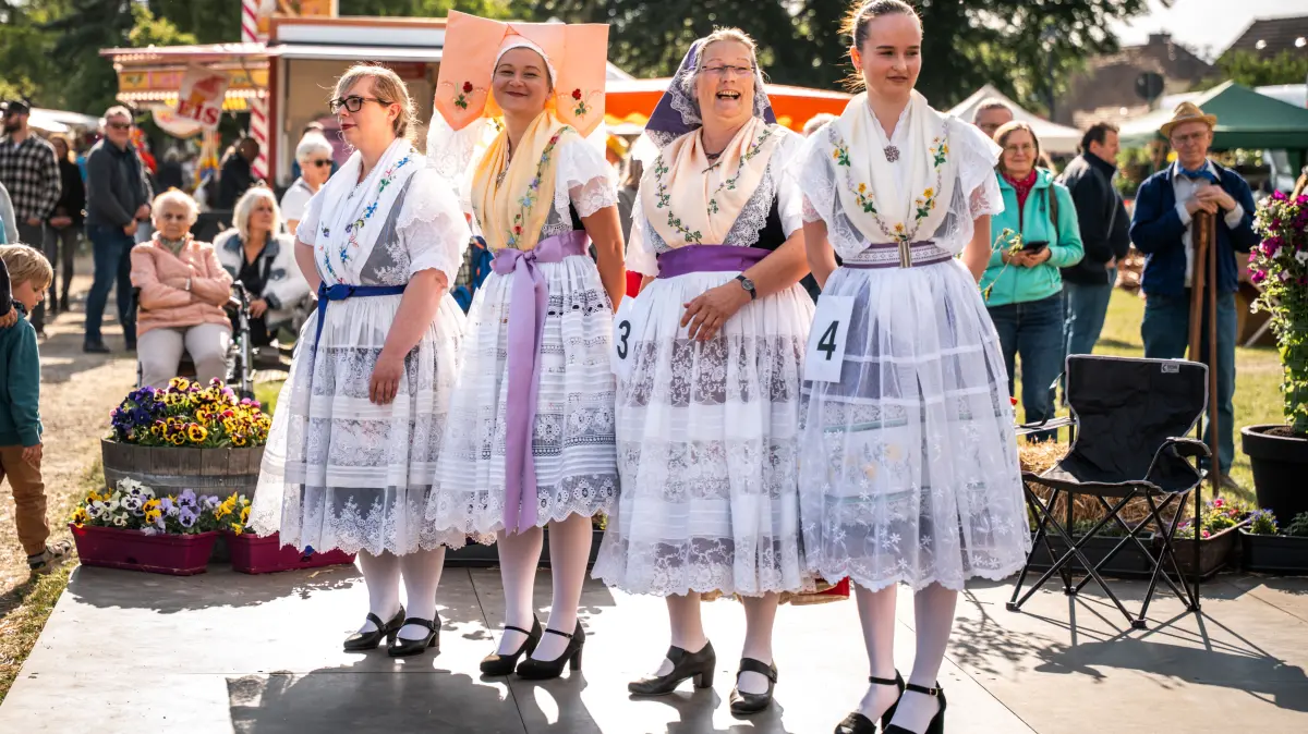 Markt der Traditionen in Lübbenau, im Rosengarten