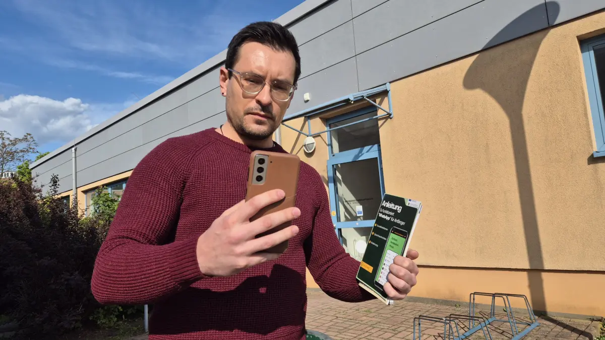 Robert Seidel arbeitet beim Verein „Pro Auxilio Hilfe zur Hilfe“ in Weißwasser.