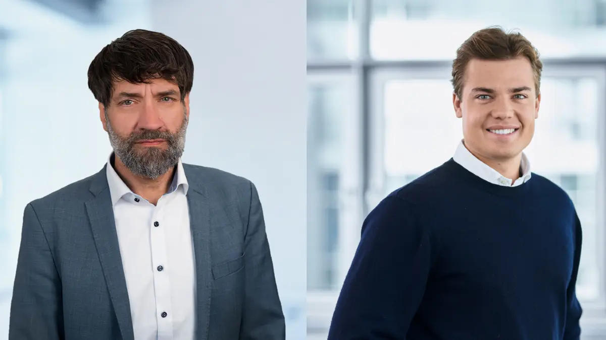 Julian N. Modi (links), Partner und Rechtsanwalt bei SONNTAG. Nils Luks (rechts), Business Development Manager bei SONNTAG IT Solutions