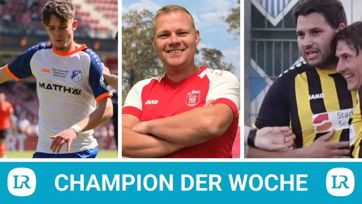 Mit Toby Michalski (VfB Krieschow), Michael Nicklisch (FC Bad Liebenwerda) und Samuel Schulze (FSV Glückauf Brieske/Senftenberg) sind dieses Mal drei Fußballer für Champion der Woche nominiert.