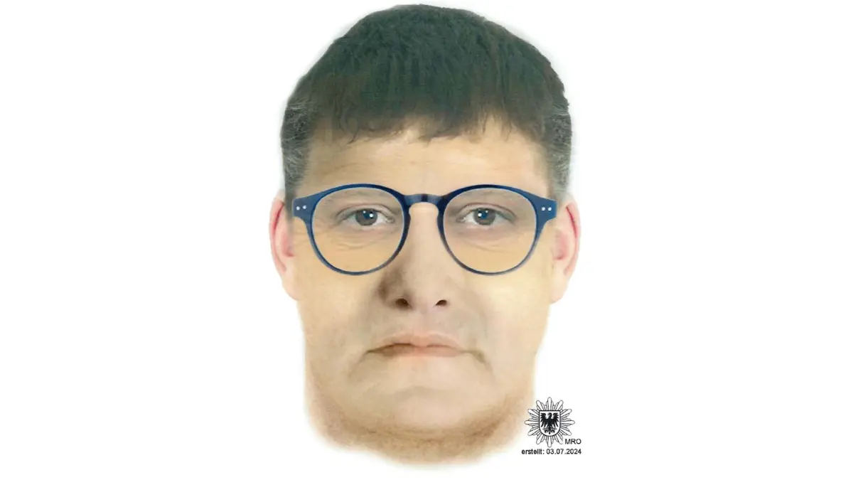 Mit diesem Phantombild sucht die Polizei in Elbe-Elster einen falschen Polizisten.
