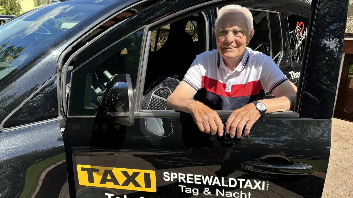 Peter Graßmann, Taxifahrer in Lübben