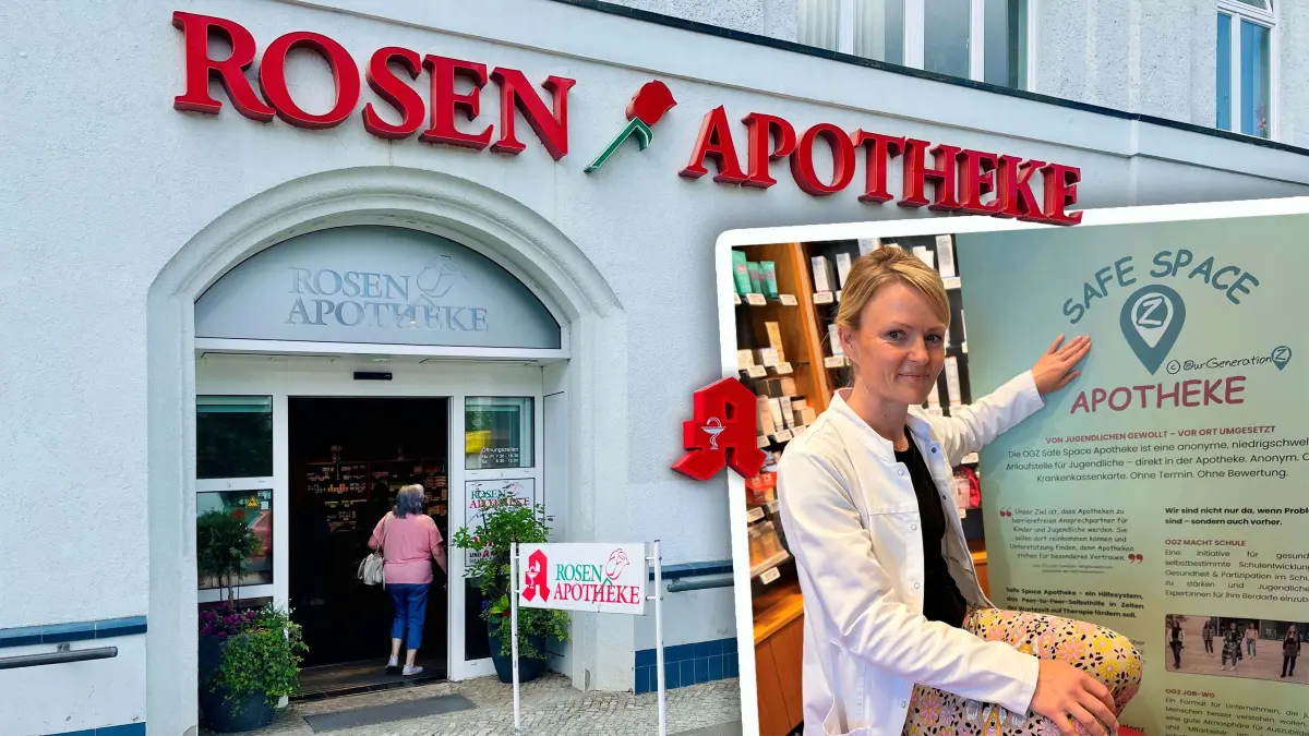 Fotomontage Rosen Apotheke Jana Noatzke