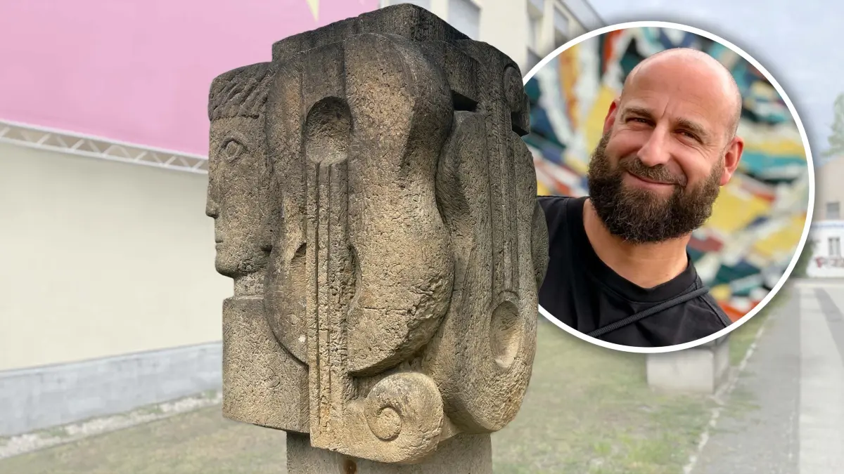 Fotomontage Skulptur Martin Maleschka