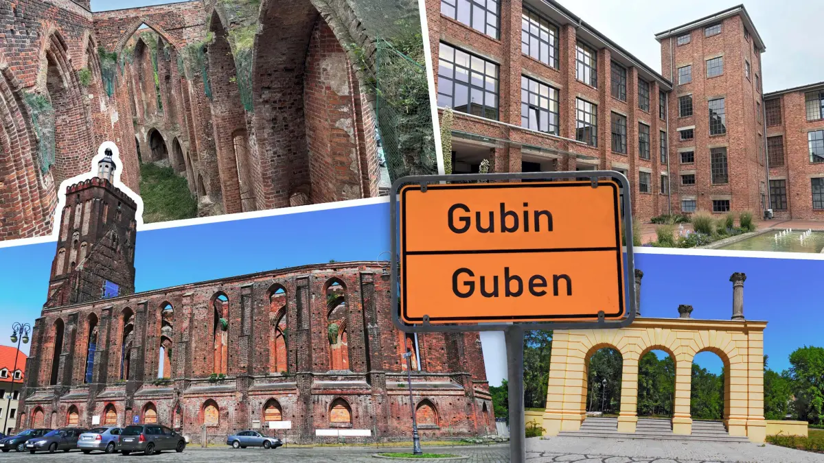 Fotomontage Nachbarschaftsmuseum Guben/Gubin