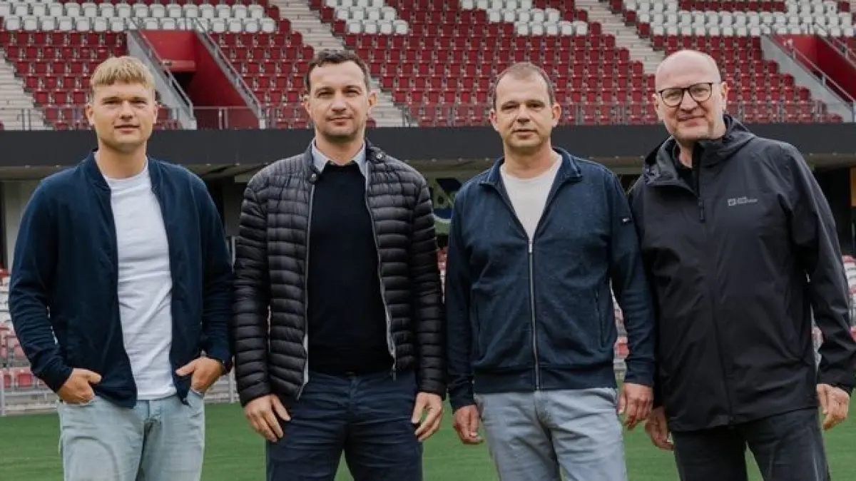 Sebastian Weidhaas, Daniel Ziebig, Sebastian Turowski und Gunnar Winkler (v.l.n.r.)