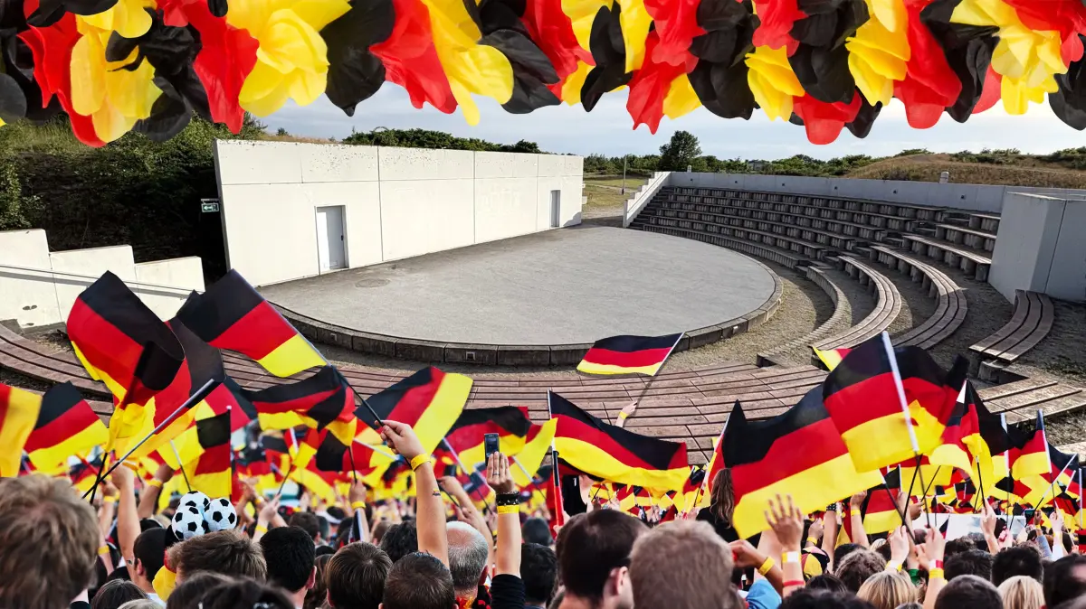 Amphitheater im Boxberger Ohr am Bärwalder See - Public Viewing