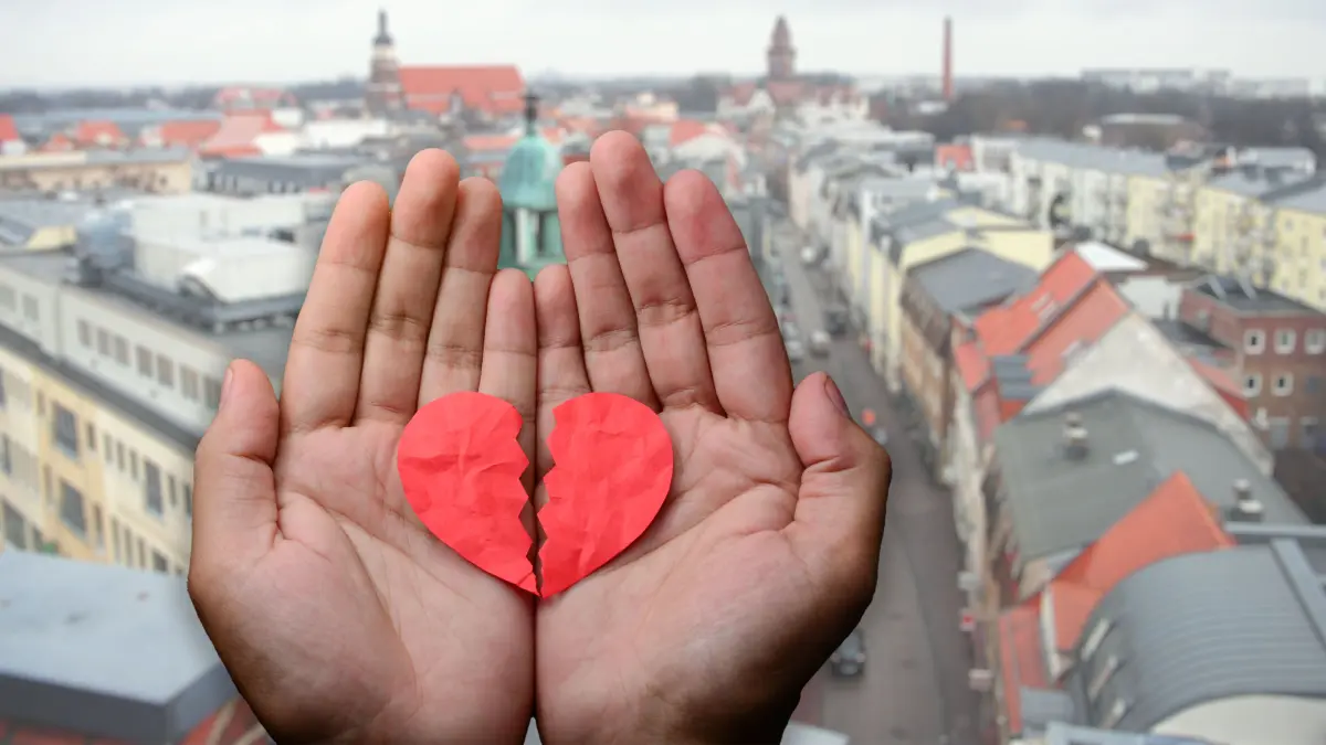 Fotomontage Trennung Cottbus