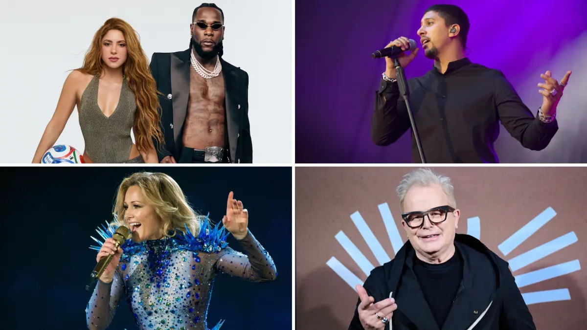 Shakira und Burna Boy, Andreas Bourani, Helene Fischer, Herbert Grönemeyer