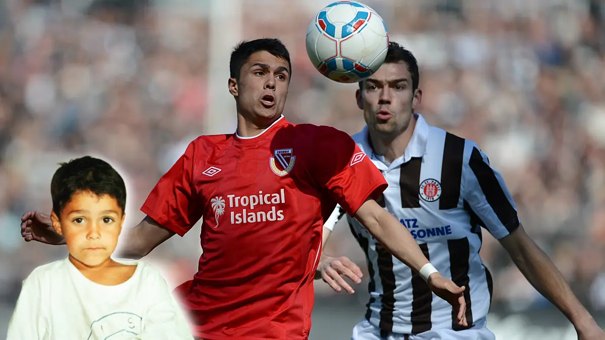 Leonardo Bittencourt im Trikot von Energie Cottbus: Bis 2012 spielte er für den FCE und wechselte anschließend zu Borussia Dortmund.