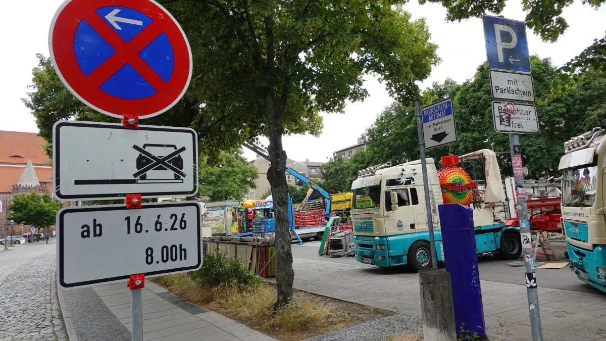 Stadtfest 2026 Vorb: Im Stadtgebiet sind die Vorbereitungsarbeiten für das 33. Cottbuser Stadtfest in vollem Gange.
Parkplatz Friedrich-Ludwig-Jahn-Strasse