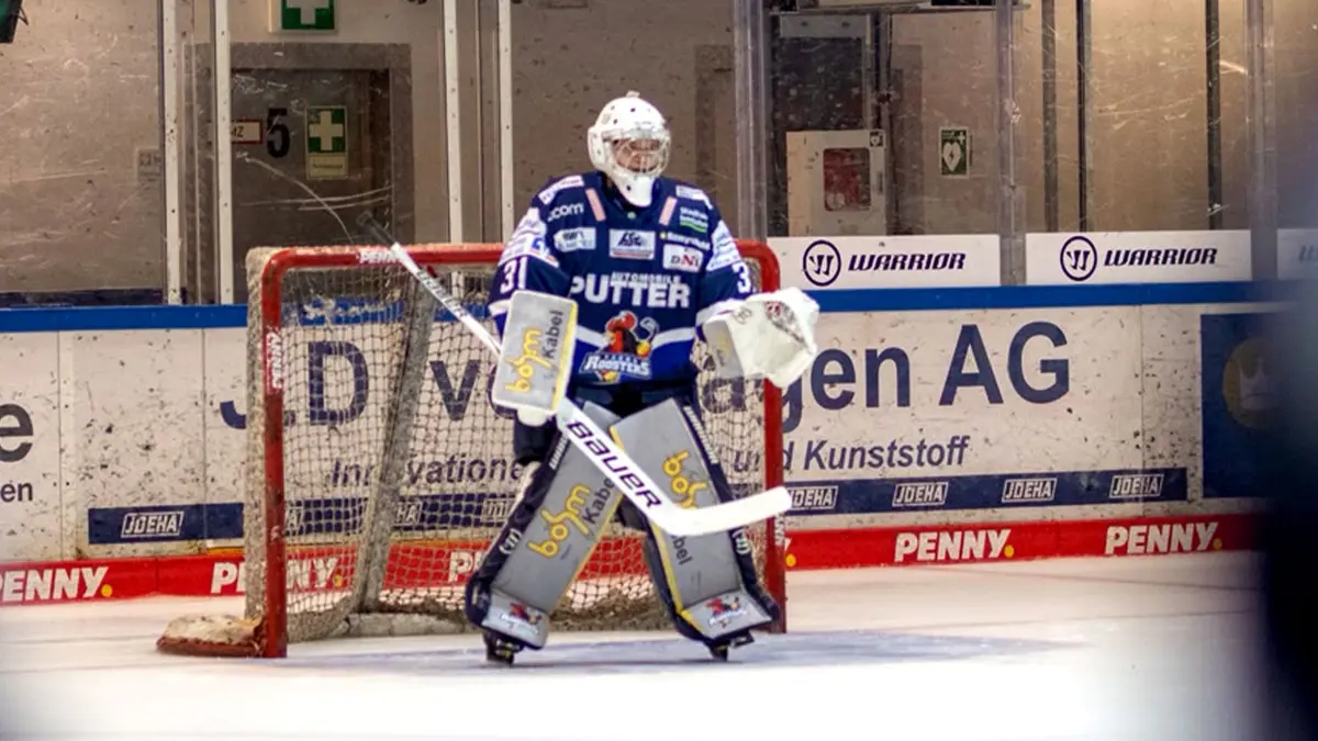 Neuzugang: Goalie Henning Kunze wechselt zu den Lausitzer Füchsen.