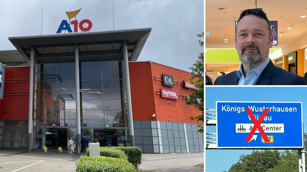 A10 Center Wildau: Wegen der Sperrung an der B179 und Autobahn ist das Einkaufszentrum derzeit schwerer erreichbar. Center-Manager Frank Kosterka gibt Tipps zur Anreise.