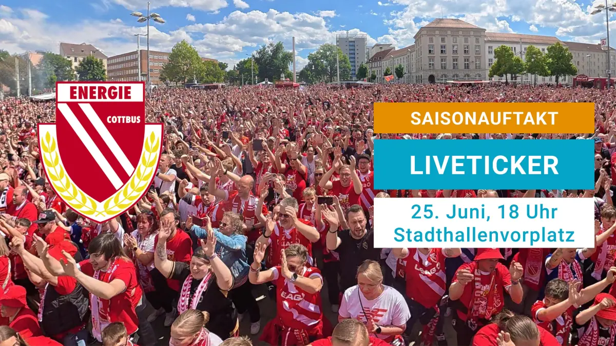 Facebookankünder Saisonauftakt FC Energie Cottbus