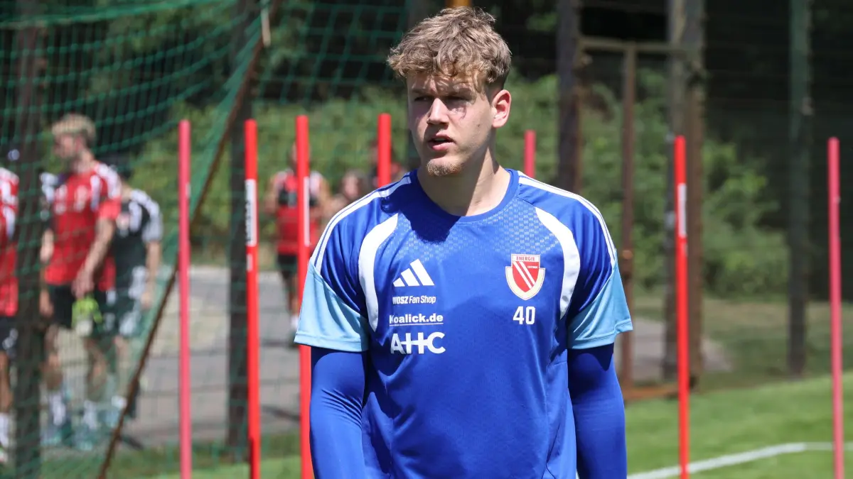 Fussball 2. Liga 2026/2027 FC Energie Cottbus - Trainingsauftakt: 40 Malte Wilke (Energie Cottbus)